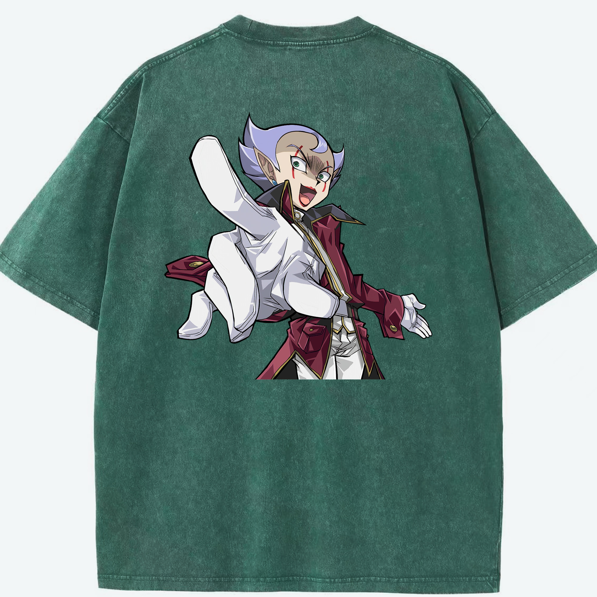 （画像用） 遊☆戯☆王 Yu-Gi-Oh! 綿100% ヴィンテージ風 半袖Tシャツ（背面プリント）